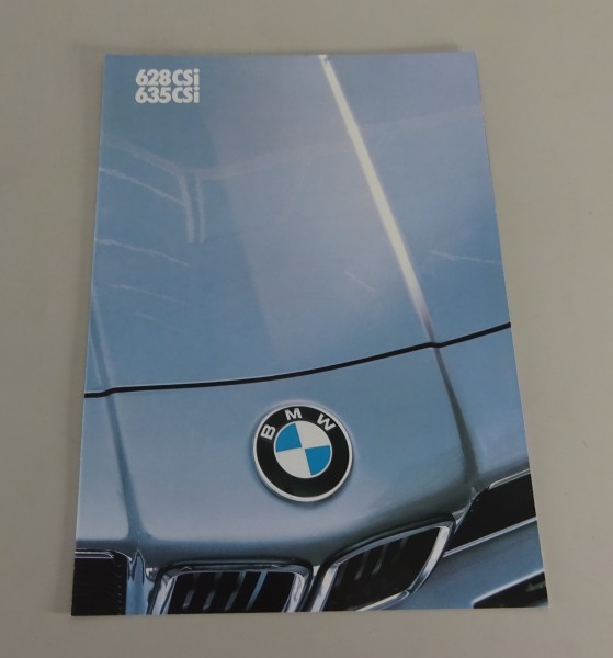 Brochure BMW Série 6 E24 628CSi / 635CSi Édition 02/1983