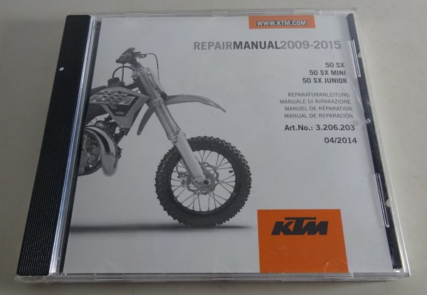Werkstatthandbuch KTM 50 SX / 50 SX MINI / JUNIOR Bj. 2009 - 2015