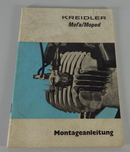 Werkstatthandbuch / Montageanleitung Kreidler Mofa MF 4 / Moped MP 1 Stand 1970