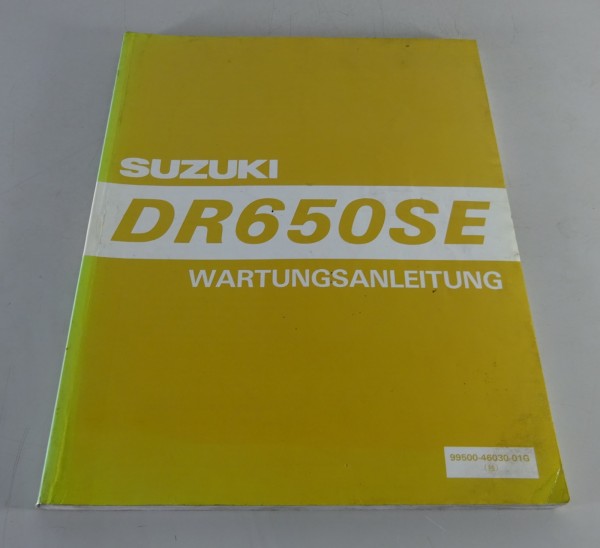 Werkstatthandbuch / Wartungsanleitung Suzuki DR 650 SE Enduro Stand 11/1995