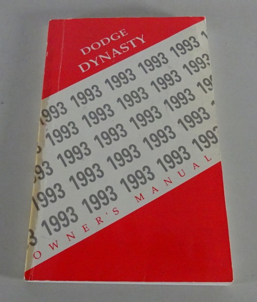 Owner´s Manual / Handbook Dodge Dynasty Stand 1993