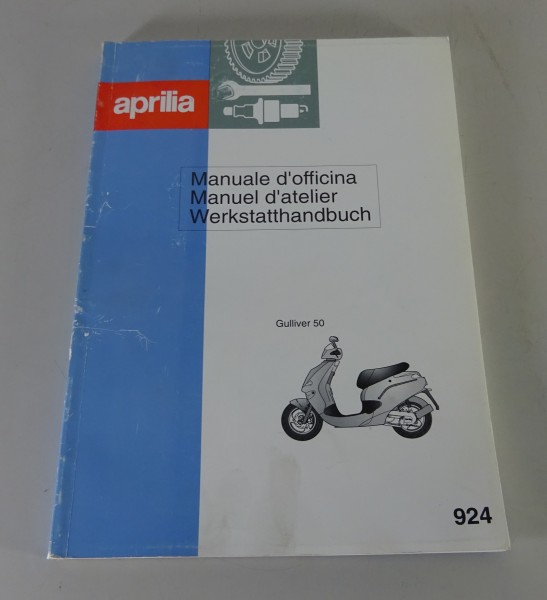 Werkstatthandbuch / Manuel d´atelier Aprilia Roller Gulliver 50 von 1995