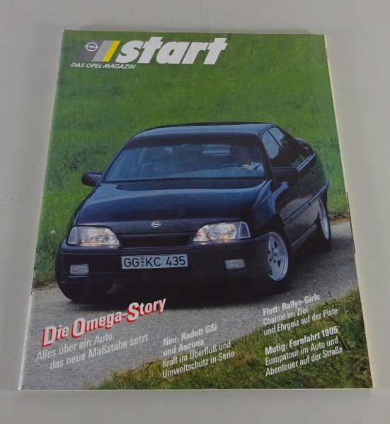 Prospekt / Broschüre Opel Omega A1 Stand 04/1986