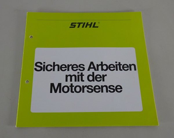 Handbuch Sicheres Arbeiten mit der Stihl Motorsense Stand 1999