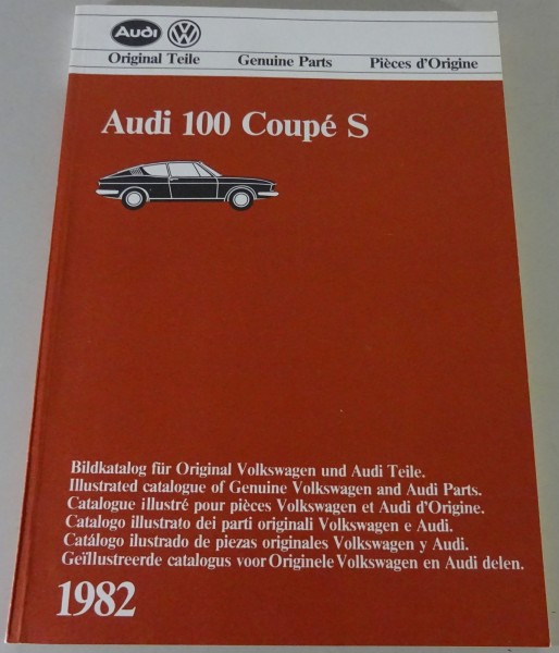 Bildkatalog / Teilekatalog Audi 100 Coupé S | Modelljahr 1970 - 1976 | 08/1981