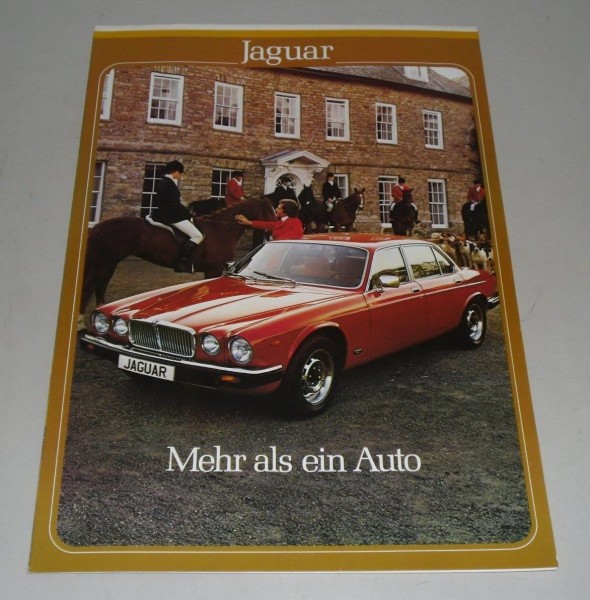 Leyland Auto Werbung Prospekt Jaguar XJ Serie III 4.2 5.3 6 12, Stand 08/1979