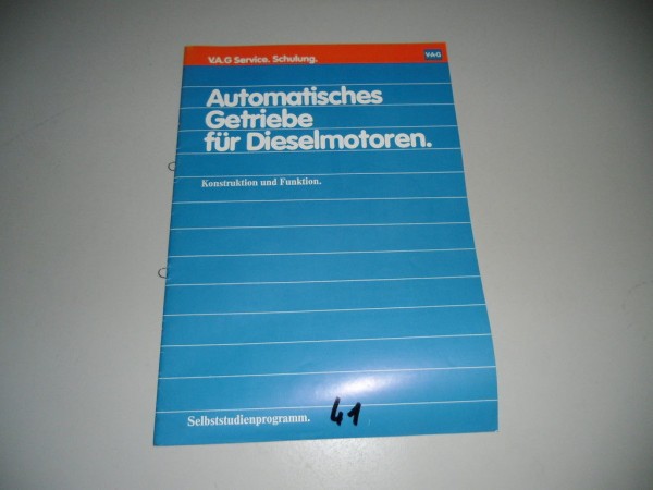 SSP 41 VW Audi Automatik Getriebe Diesel Motor 06/1981