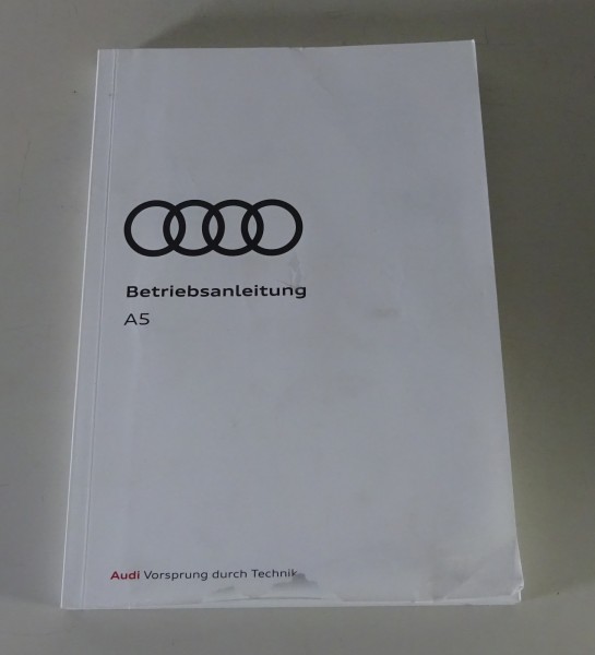 Betriebsanleitung / Handbuch Audi A5 Coupé 8T + Quattro Stand 11/2019