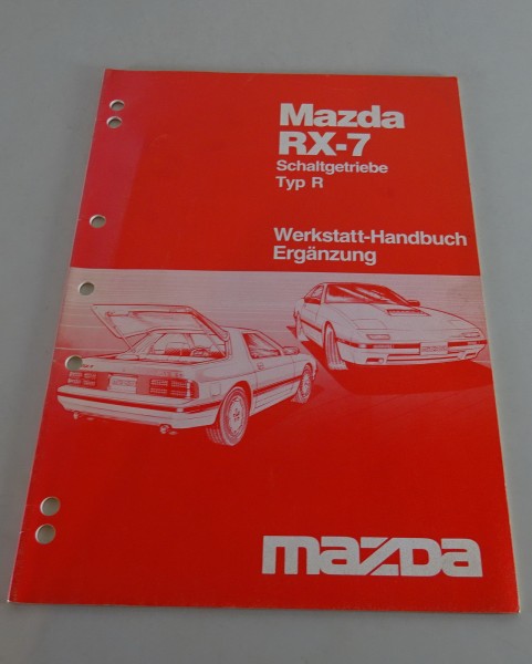 Werkstatthandbuch Mazda RX-7 Getriebe Schaltgetriebe Typ R Stand 06/1987