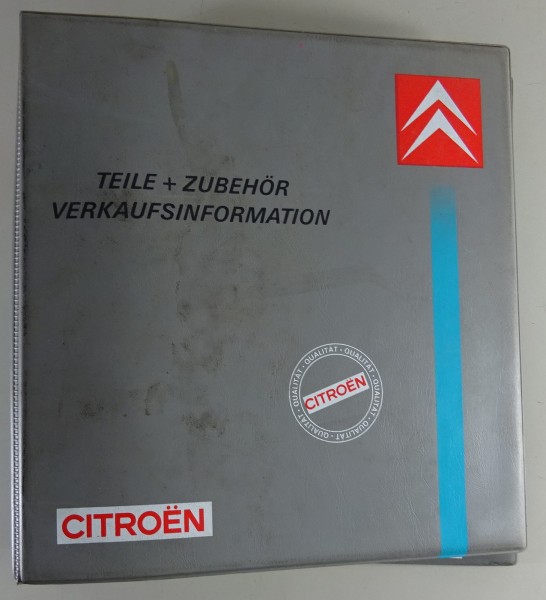 Zubehörkatalog / Verkaufshandbuch Citroen XM / ZX / AX Zubehör Felgen von 2/1992