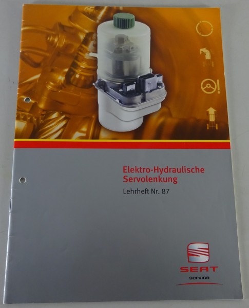 SSP / Lehrheft Nr. 87 Seat Elektro-Hydraulische Servolenkung Stand 10/2001