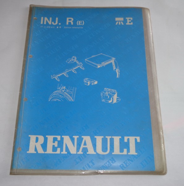 Werkstatthandbuch Renault 25 GTX / V6 Turbo Einspritzanlage Typ R Stand 06/1985