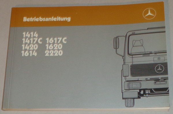 Betriebsanleitung Mercedes Benz LKW NG80 mit OM 366 von 10/1985