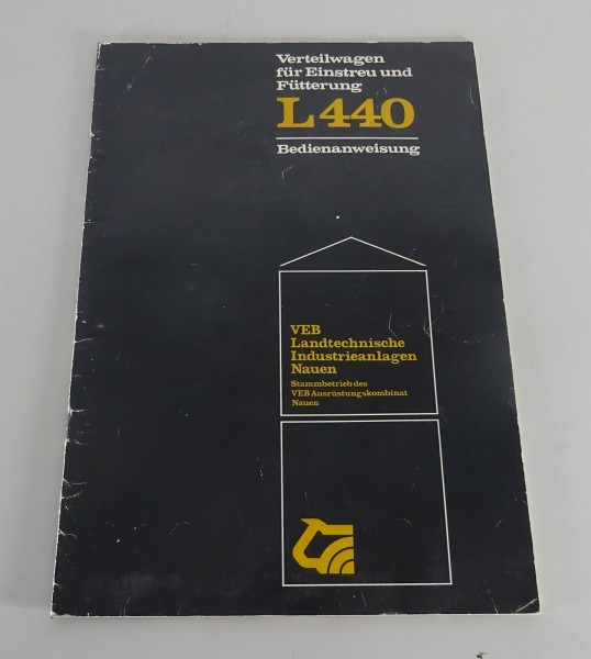 Betriebsanleitung / Handbuch Verteilwagen L440 Stand 1983