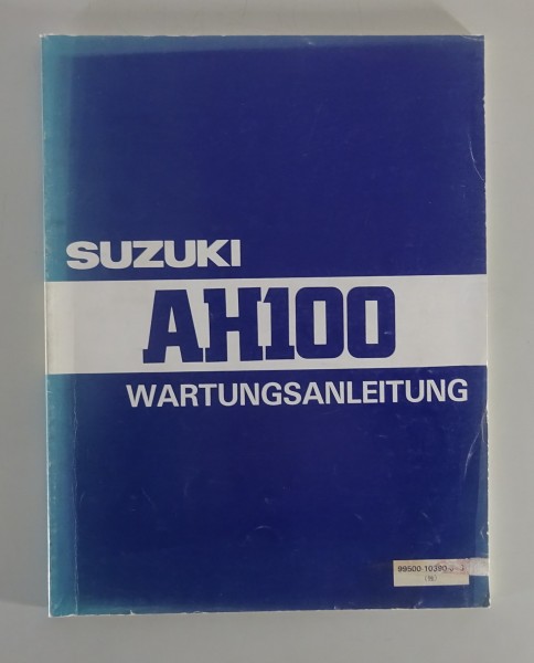 Werkstatthandbuch / Wartungsanleitung Suzuki Roller AH 100 ADRESS Stand 03/1994