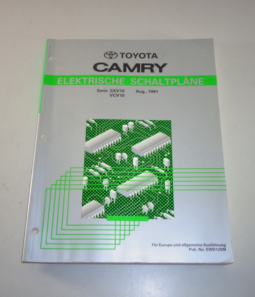 Werkstatthandbuch Elektrik SchaltpläneToyota Camry ab 08/1991