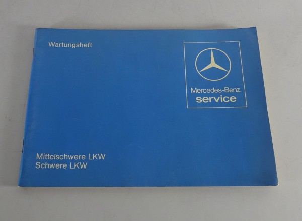 Scheckheft / Wartungsheft Mercedes Benz LKW NG 80 911 - 2638 Stand 07/1981