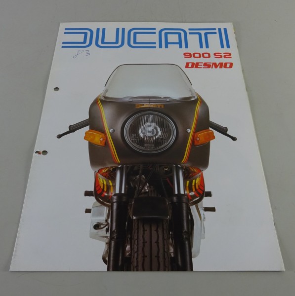 Prospekt / Broschüre Ducati 900 S2 Desmo Motorrad