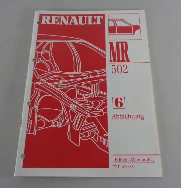 Werkstatthandbuch Renault ClioTwingo Safrane Espace Karosserie - Abdichtung 94