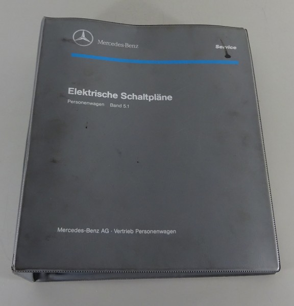 Elektrische Einzel-Schaltpläne Mercedes-Benz W201 ab Baujahr 09/1984 - 09/1992