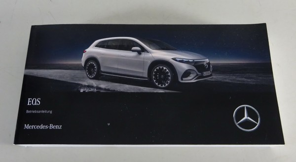 Bordmappe + Betriebsanleitung Mercedes-Benz EQS SUV Typ 296 Stand 03/2022