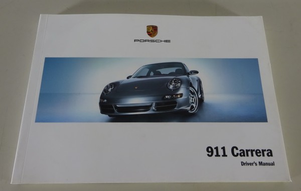 Owner´s Manual / Handbook Porsche 911 Carrera Typ 997 Modelljahr 2008