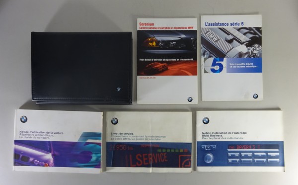 Dossier embarqué + mode d'emploi BMW Serié 5 E39 Berline + Touring 520i - 530d