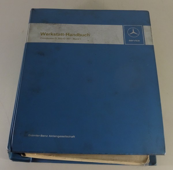 Werkstatthandbuch Mercedes-Benz Omnibus / Bus O 305 / O 307 Stand 08/1973