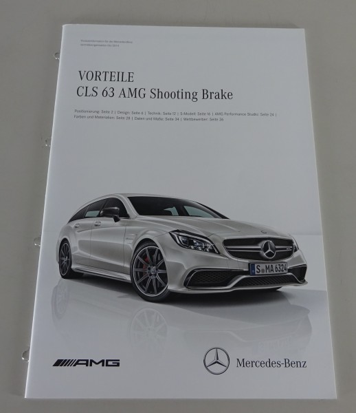 Vorteile Mercedes-Benz CLS 63 AMG / S Shooting Brake Typ X218 Stand 06/2014