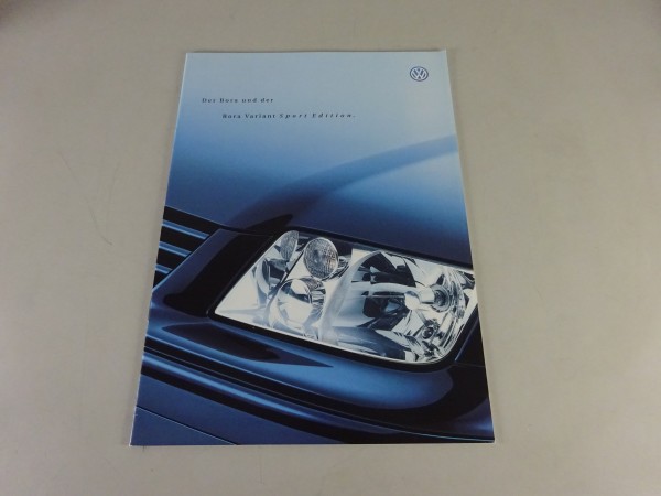 Prospekt VW Bora / Variant / Sport Edition Stand 09/2000