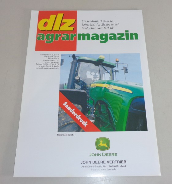 Zeitschrift / Magazin John Deere dlz Agrarmagazin Sonderdruck aus Heft 10/2001