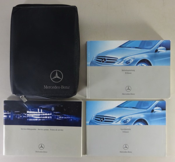 Bordmappe + Betriebsanleitung Mercedes Benz R-Klasse W251 R500 / etc. von 6/2005