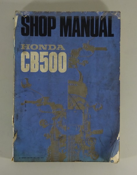 Workshop Manual / Shop Manual Honda CB 500 Stand 1971