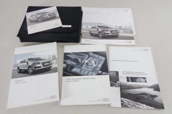 Owner's Manual + Wallet Audi Q7 quattro Petrol and Diesel Typ 4L from 05/2011