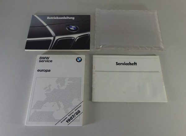 Bordmappe + Betriebsanleitung / Handbuch BMW E24 635 CSi + M 635 CSi Stand 1988