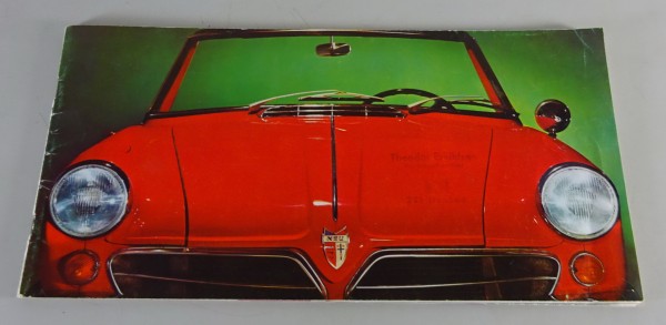 Prospekt / Broschüre NSU Wankel-Spider Stand ca. 1964 - 1967 - original