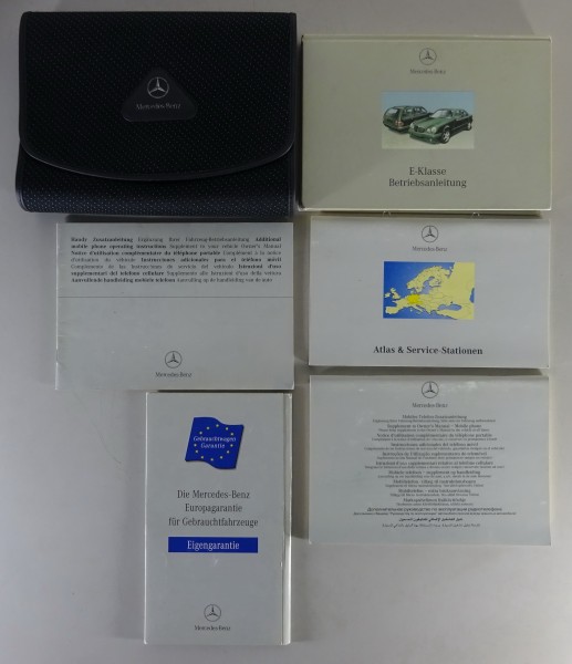Bordmappe + Betriebsanleitung Mercedes-Benz E-Klasse W210 + T-Modell S210 1999