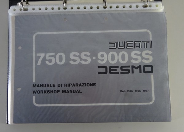 Werksatthandbuch / Manuale Di Riparazione |Ducati 750 SS / 900 SS Desmo | 3/1978