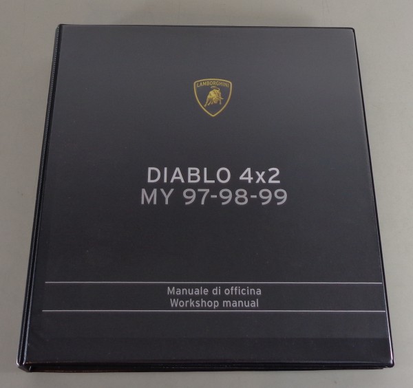 Werkstatthandbuch Lamborghini Diablo 4x2 Baujahr 1997 - 1999