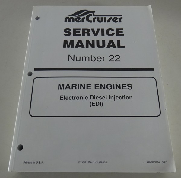 Werkstatthandbuch Mercury MerCruiser Marine Motoren mit EDI Stand 1997