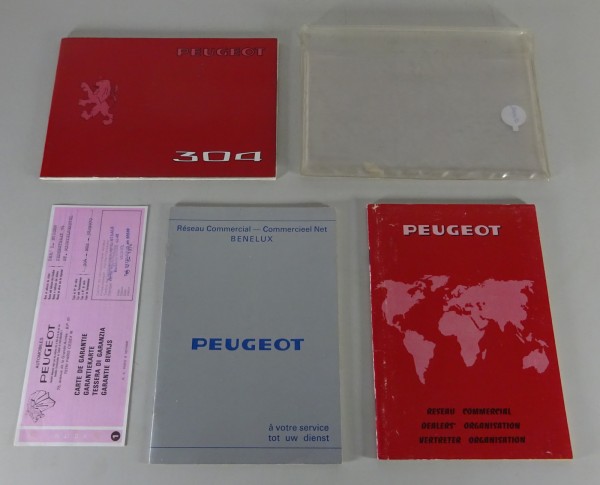 Bordmappe + Betriebsanleitung / Handbuch Peugeot 304 Stand 10/1975