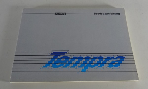 Betriebsanleitung / Handbuch Fiat Tempra Stand 04/1990