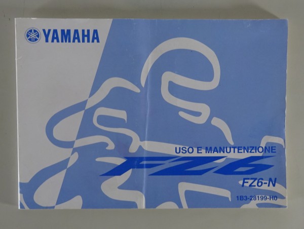 Uso e Manutenzione Yamaha FZ6 Typ FZ6-N from 12/2003