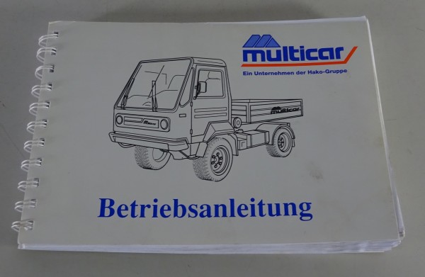 Betriebsanleitung / Handbuch Spezialkraftfahrzeug Multicar M26 Stand 1999