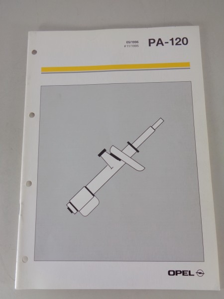 Teilekatalog / Ersatzteilliste PA 120 Opel Stoßdämpfer Stand 05/1996