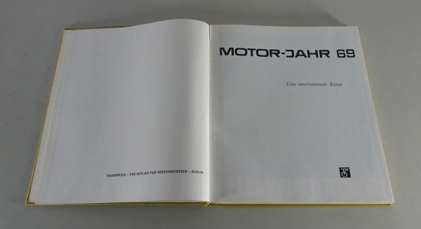 Bildband Motor-Jahr 69 - Eine internationale Revue von 1969