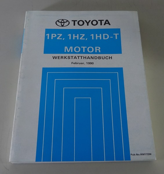 Werkstatthandbuch Toyota Motor 1PZ / 1HZ / 1HD-T für Land Cruiser / Coaster 1990