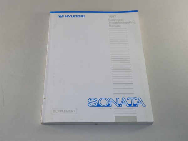 Workshop Manual Electrical Hyundai Sonata Typ Y3 from 1997