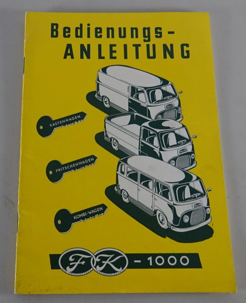 Betriebsanleitung / Handbuch Ford Taunus Transit FK 1000 Stand 04/1954