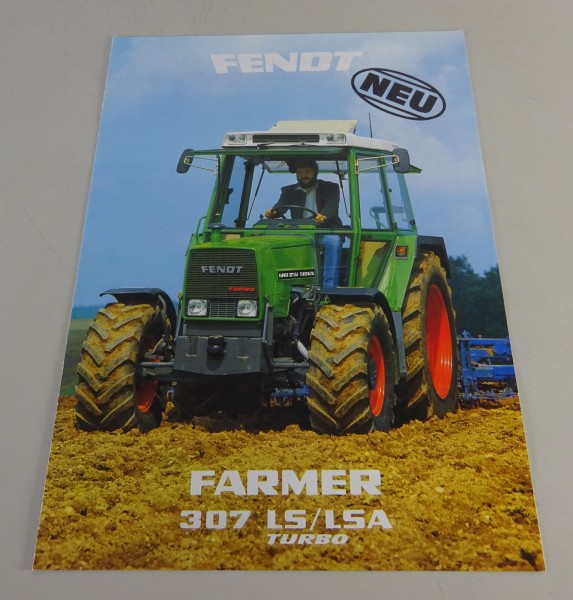 Prospekt Fendt Trecker Farmer 307 LS/LSA Turbo Stand 09/1985